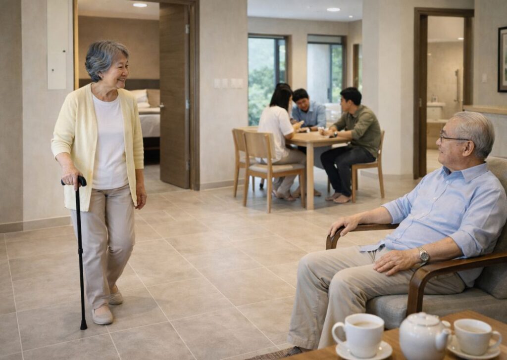 Elder-friendly Malaysian villa homestay with comfortable and accessible spaces