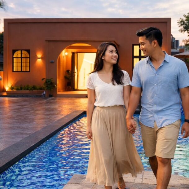 The Luxurious offering a budget-friendly private villa homestay in Malaysia for romantic pre-wedding stays
